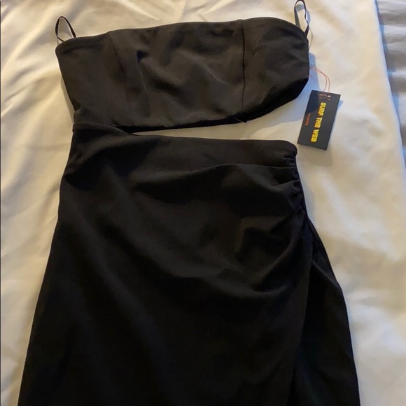 Black bodycon cutout dress - Picture 5 of 5